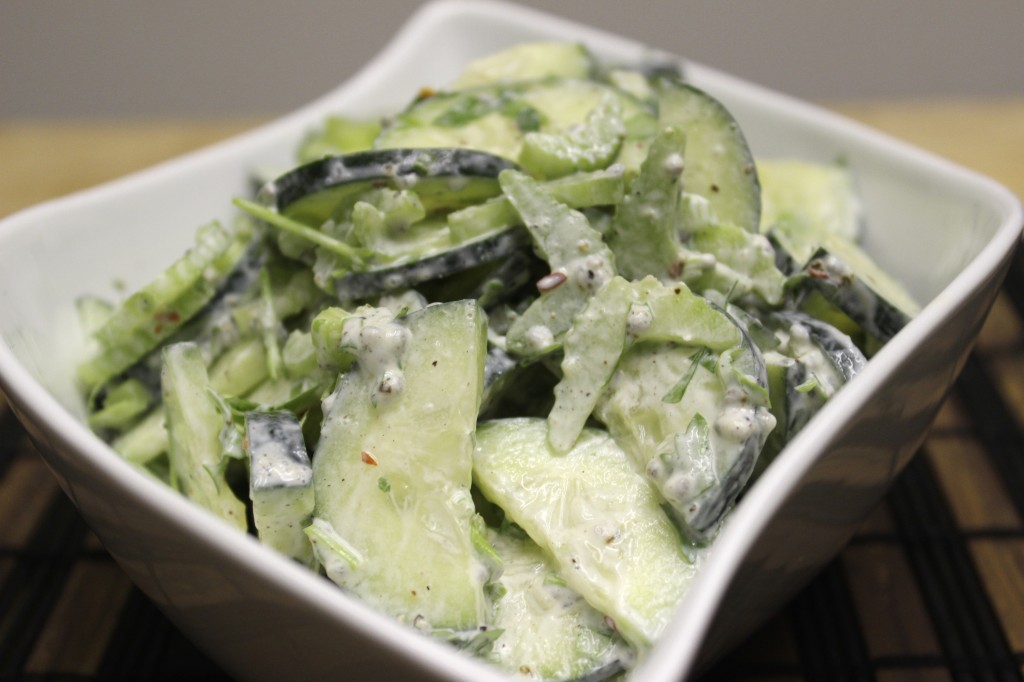 cucumber celery chive salad 35