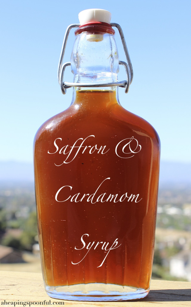 saffron cardamom syrup 50