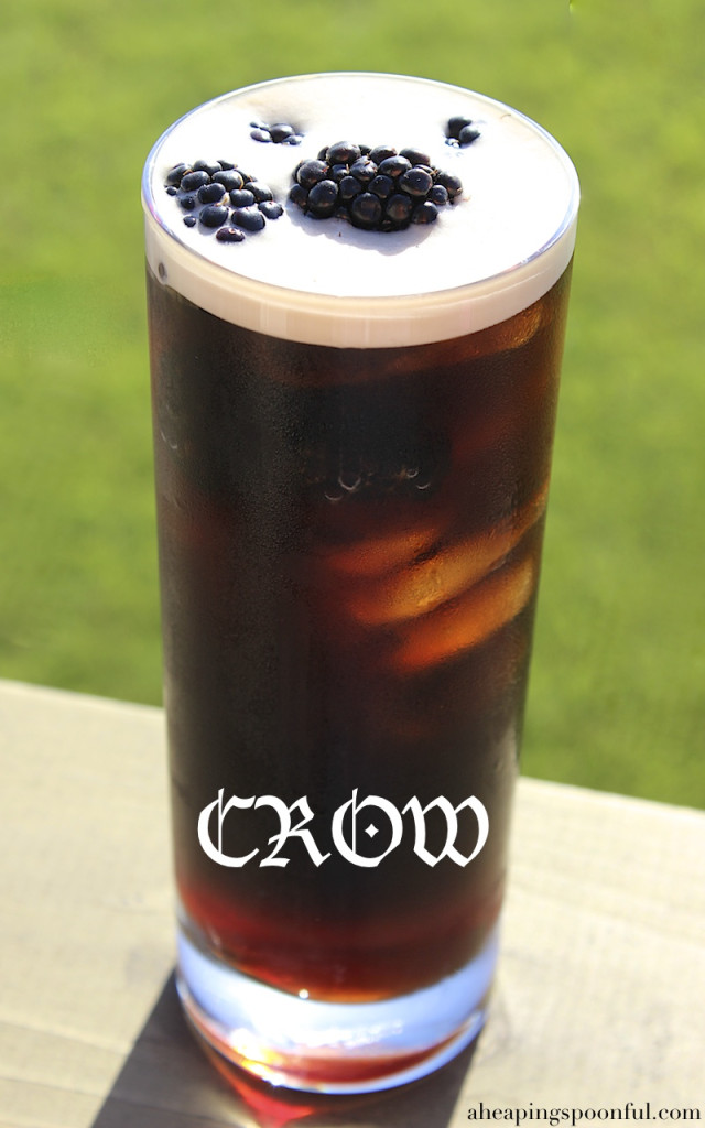 crow jon snow game of thrones cocktail drink 5