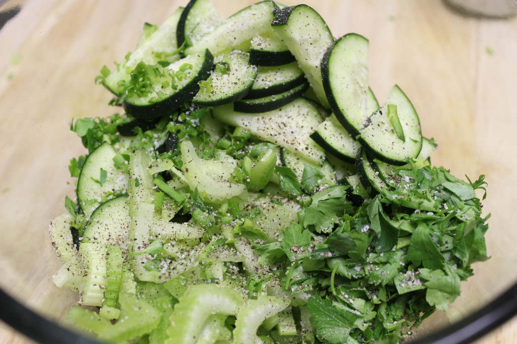 cucumber celery chive salad 11